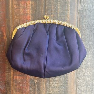 Vintage Satin Clutch